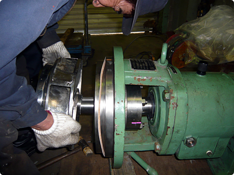 ポンプ分解整備工事