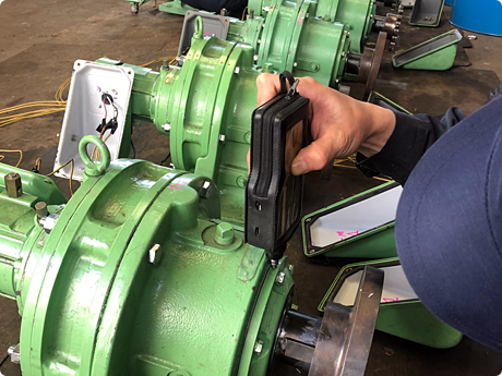 減速機分解整備工事