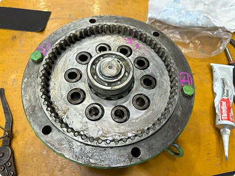 減速機分解整備工事
